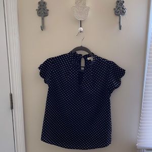 Polka dot blouse